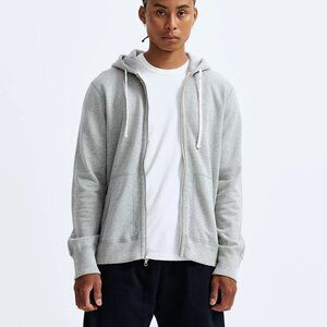 Midweight Terry Full-Zip Hoodie Slim Fit